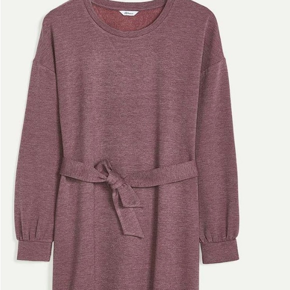 Fleece Crew Neck Dress. Color:
Heather Winetasting . Never worn! - Picture 2 of 2